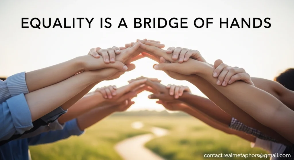 Equality is a Bridge of Hands