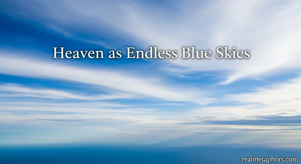 Heaven as Endless Blue Skies