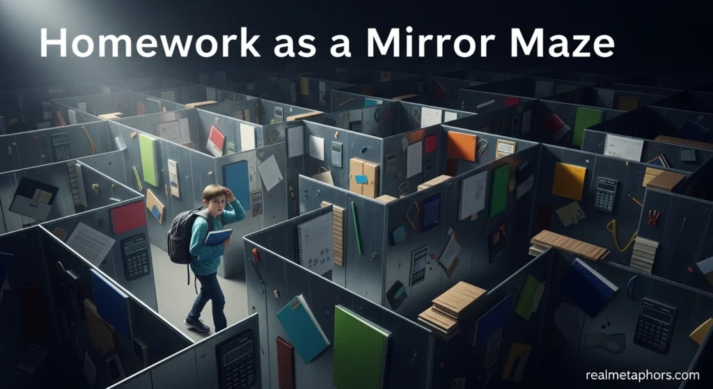 Homework as a Mirror Maze