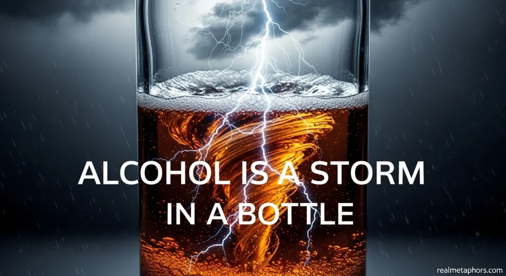 Alcohol is a Storm in a Bottle