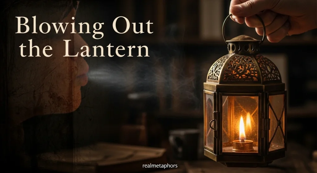 Blowing Out the Lantern