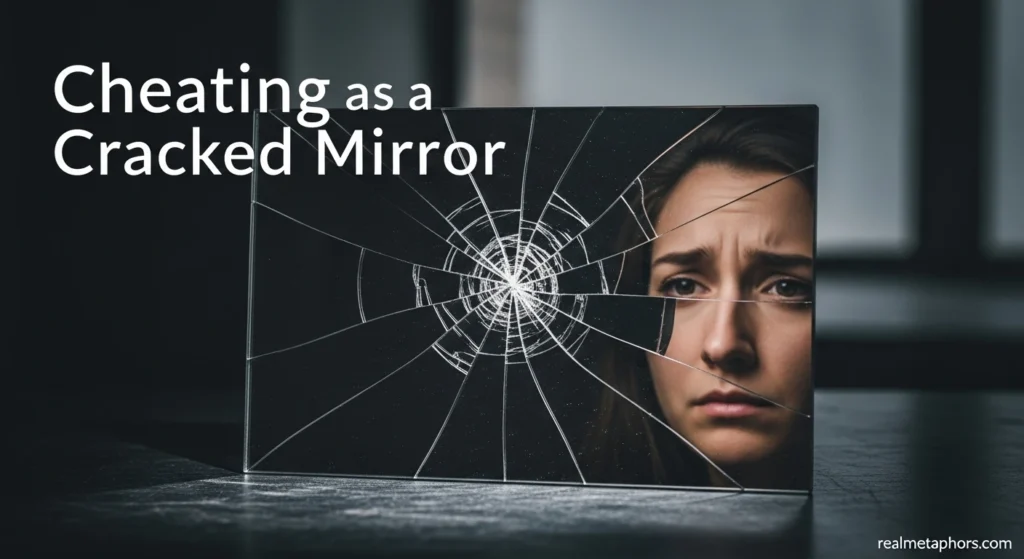Cheating as a Cracked Mirror
