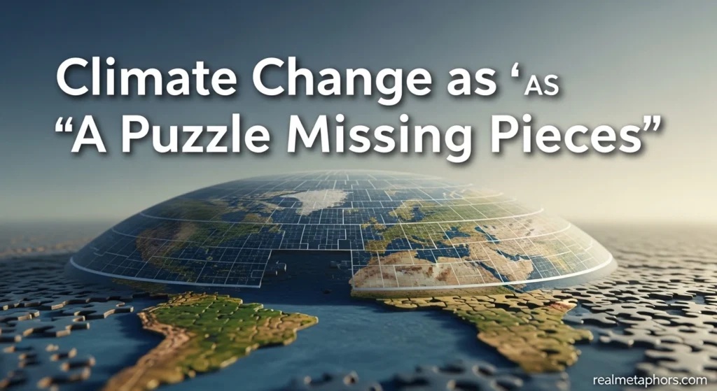 Climate Change as “A Puzzle Missing Pieces”