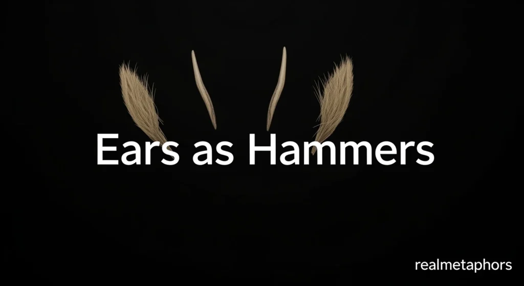 Ears as Hammers