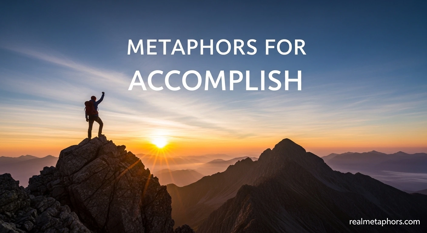 Metaphors for Accomplish