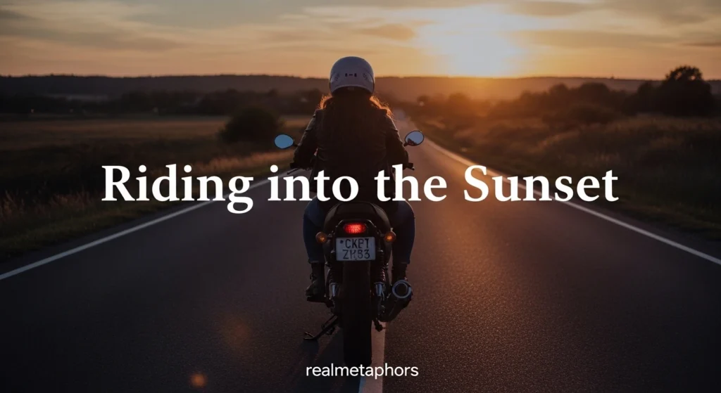 Riding into the Sunset