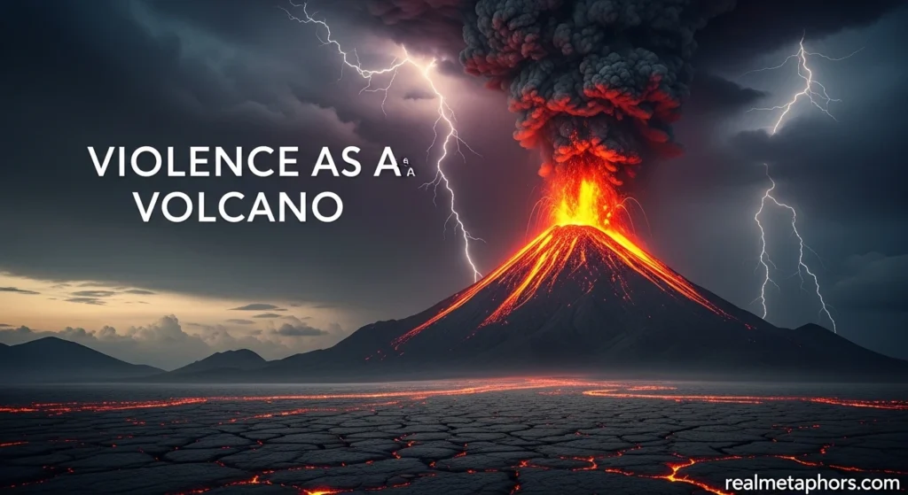Violence as a Volcano
