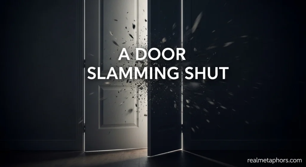 A Door Slamming Shut