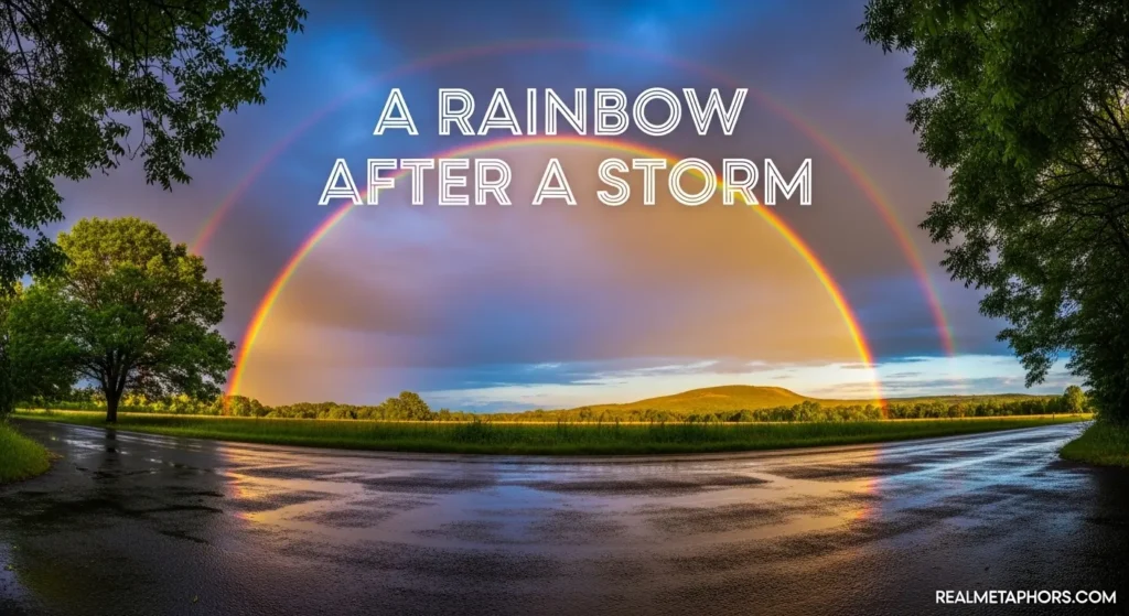 A Rainbow After a Storm
