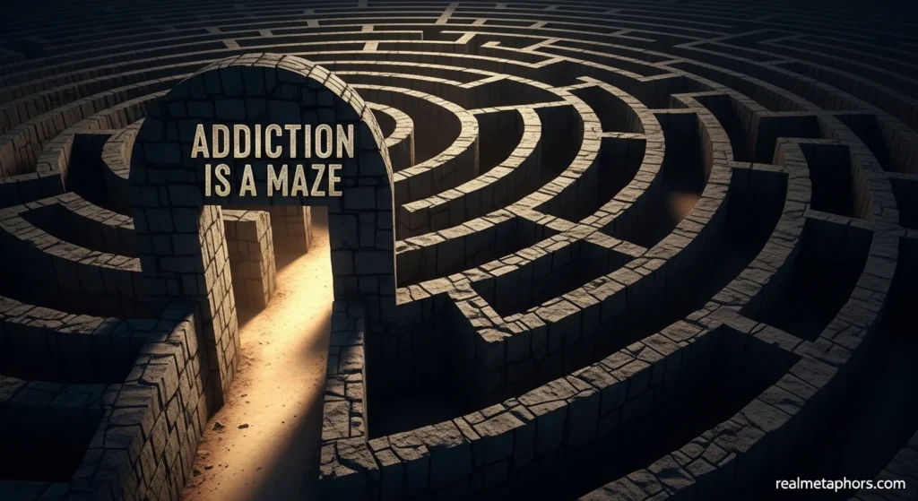 Addiction is a Maze