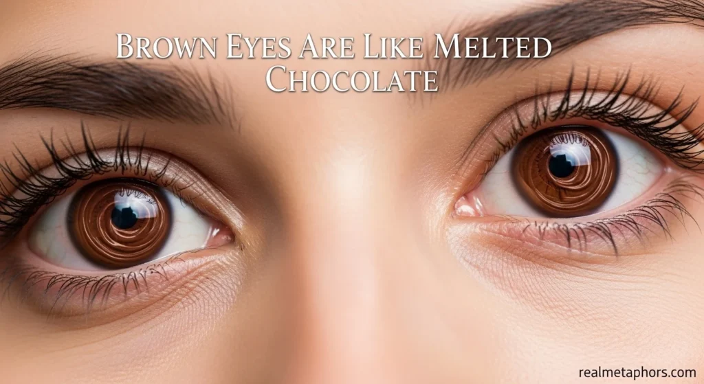 Brown Eyes Are Like Melted Chocolate