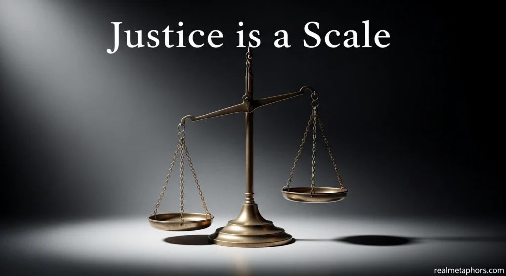 Justice is a Scale