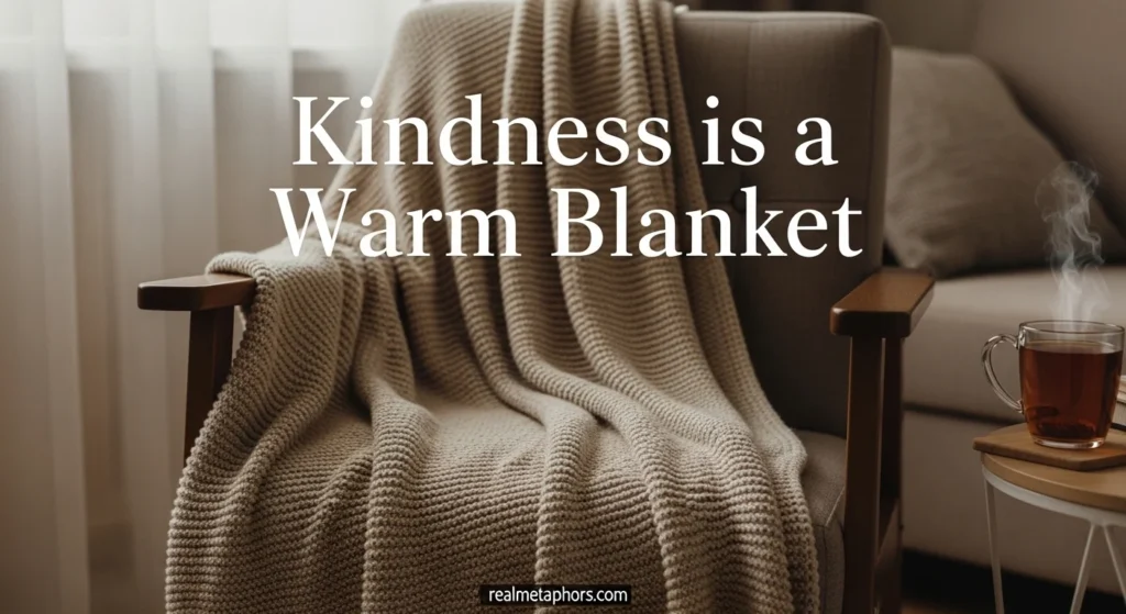 Kindness is a Warm Blanket