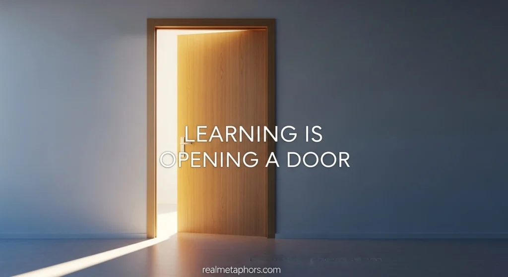 Learning Is Opening a Door