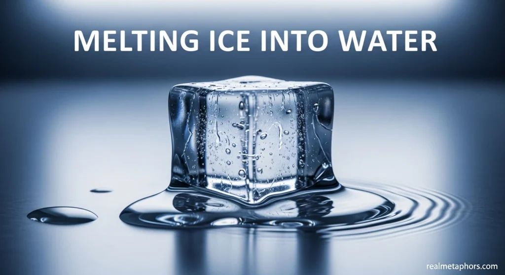 Melting Ice into Water