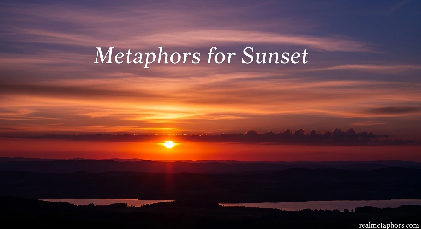 Metaphors for Sunset