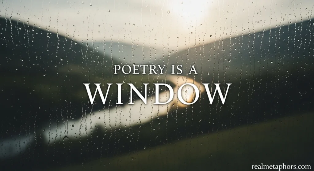 Poetry Is a Window