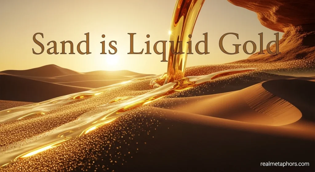 Sand is Liquid Gold