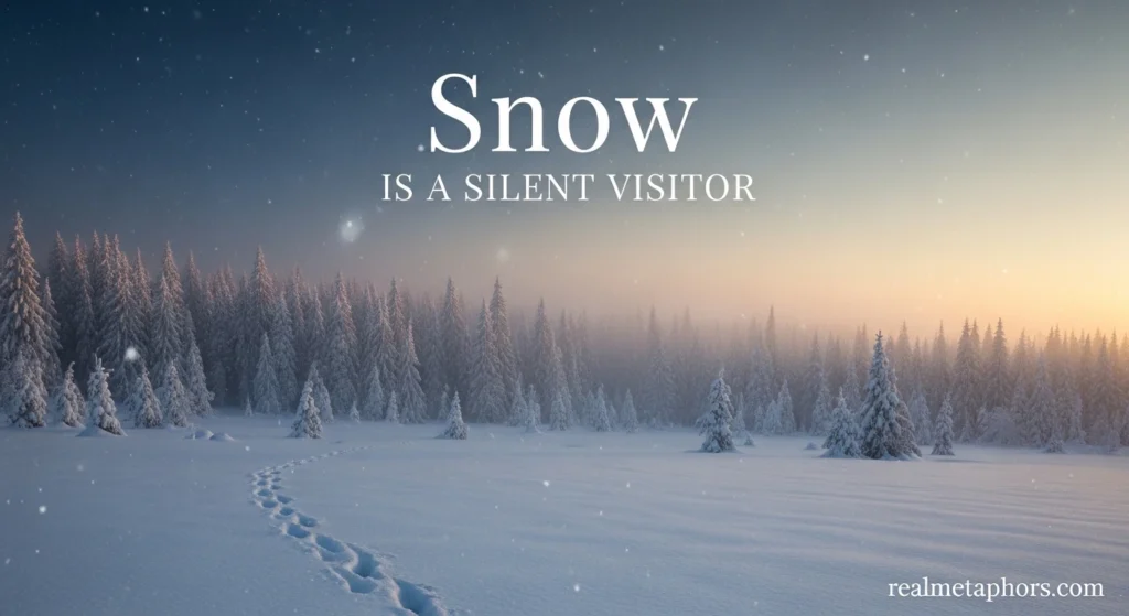 Snow Is a Silent Visitor