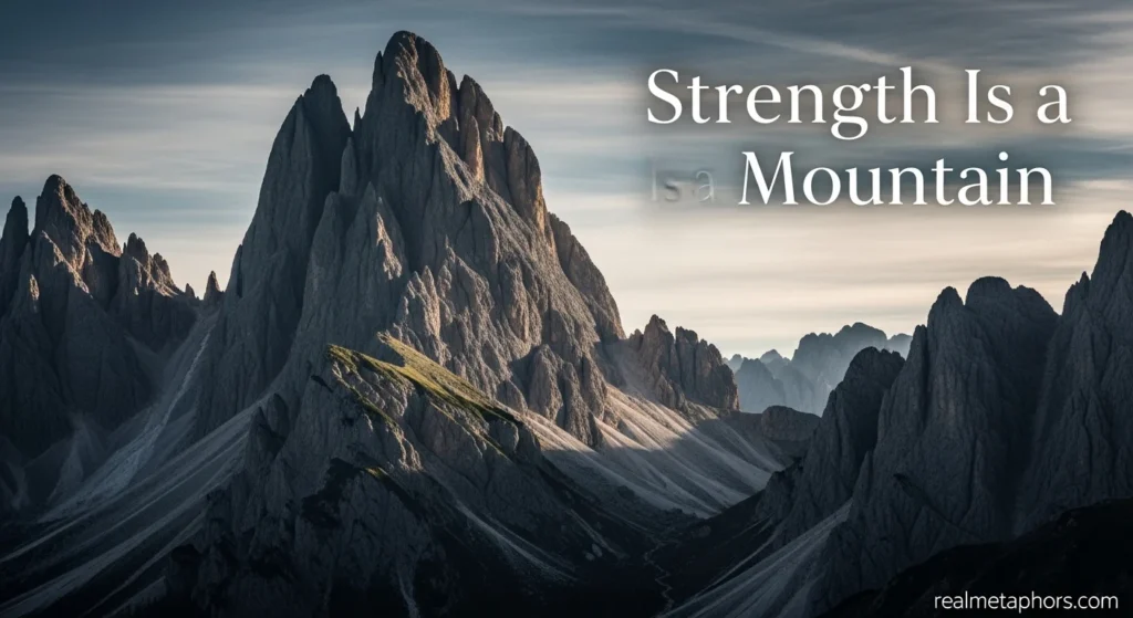 Strength Is a Mountain