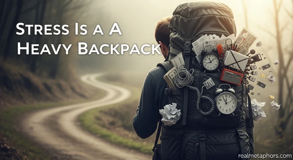 Stress Is a Heavy Backpack