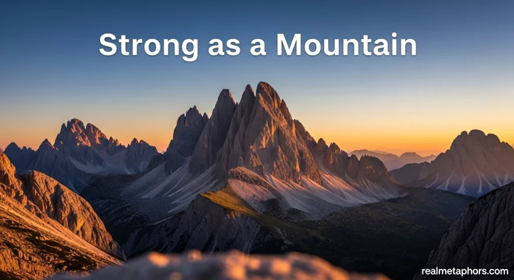 Strong as a Mountain