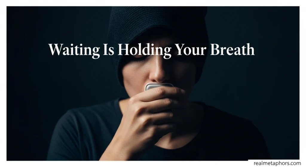 Waiting Is Holding Your Breath