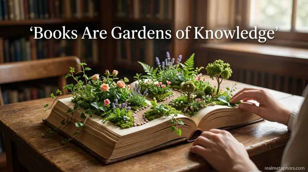 Books Are Gardens of Knowledge
