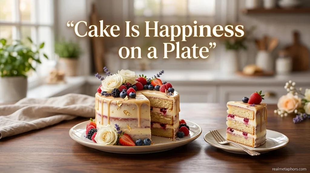 Cake Is Happiness on a Plate