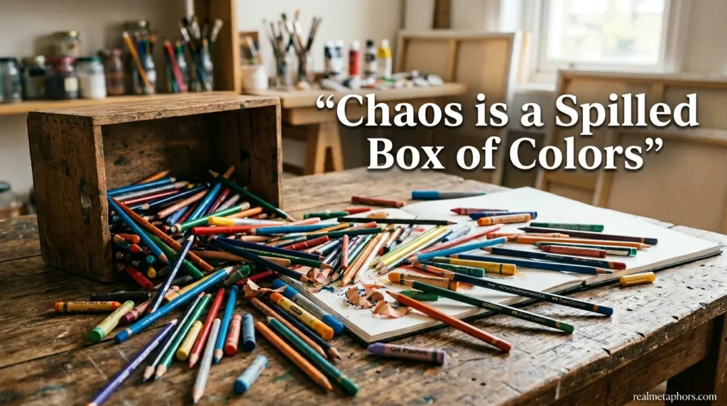 Chaos is a Spilled Box of Colors