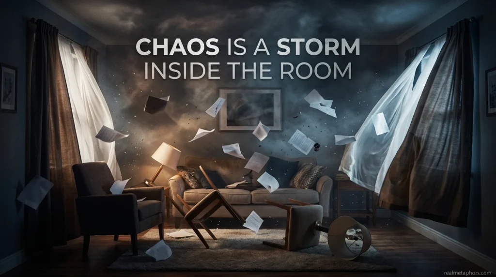 Chaos is a Storm Inside the Room