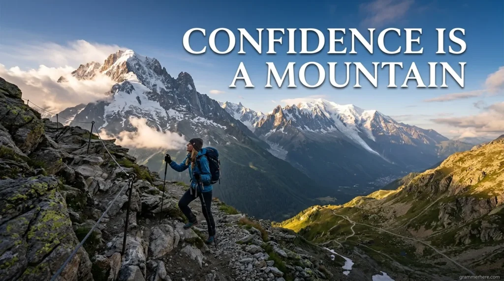 Confidence Is a Mountain