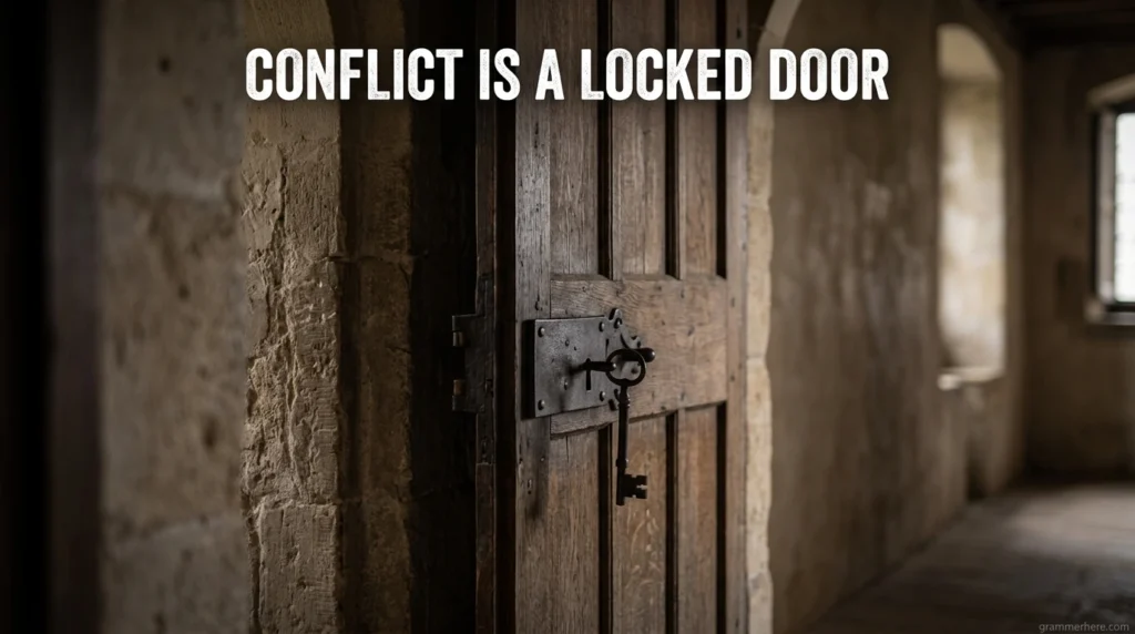 Conflict Is a Locked Door