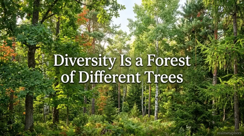 Diversity Is a Forest of Different Trees