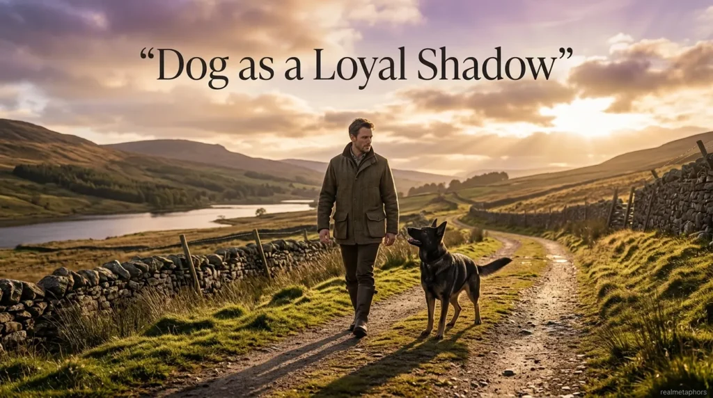 Dog as a Loyal Shadow
