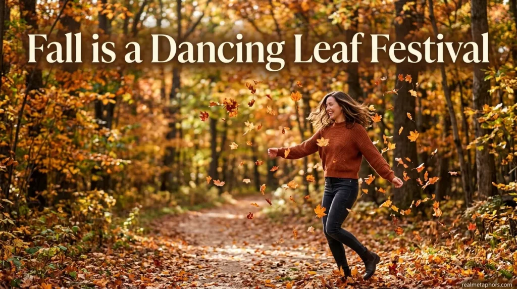 Fall is a Dancing Leaf Festival