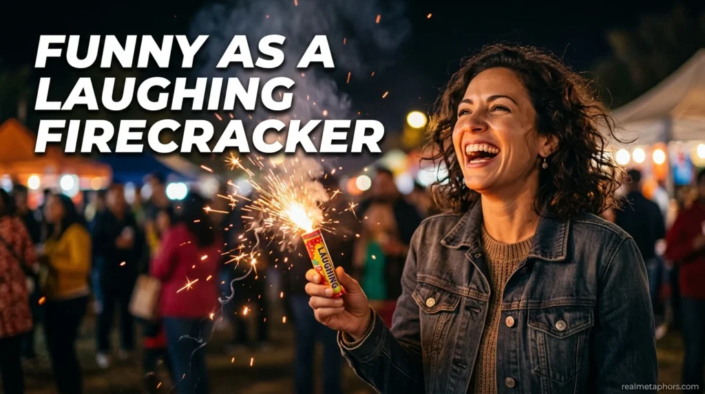 Funny as a Laughing Firecracker