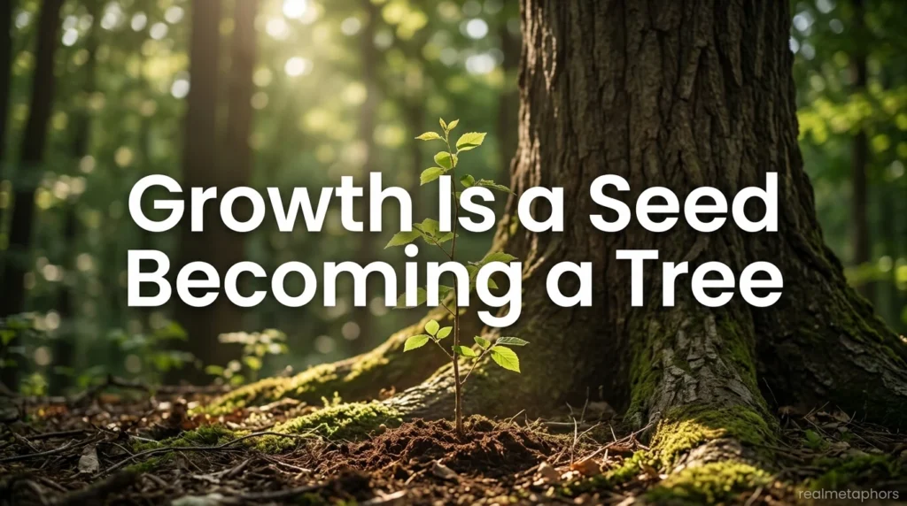 Growth Is a Seed Becoming a Tree
