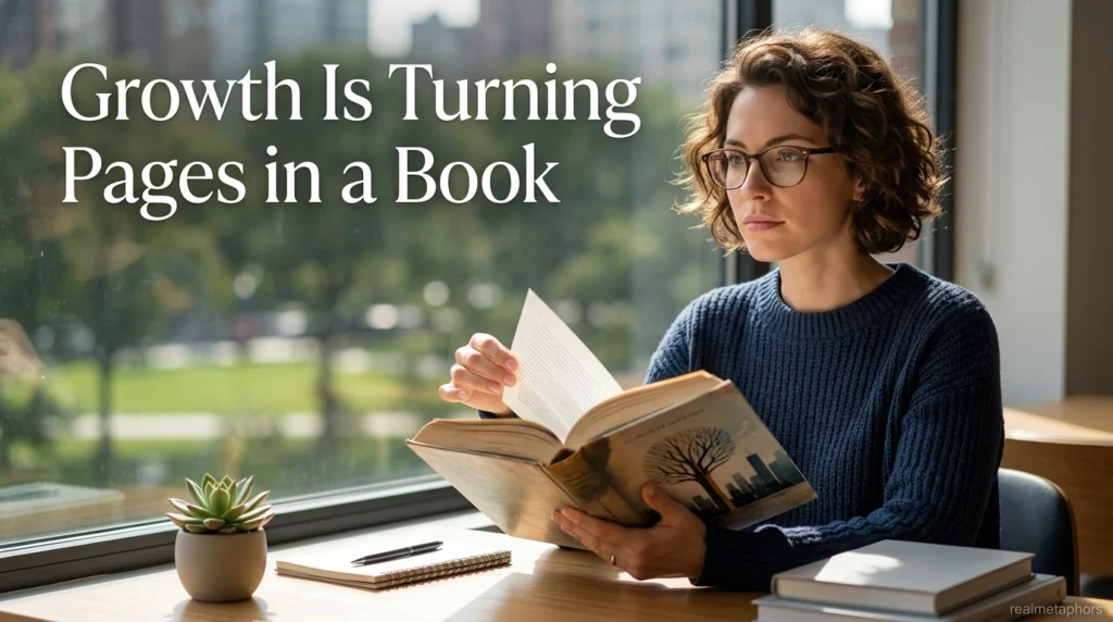  Growth Is Turning Pages in a Book