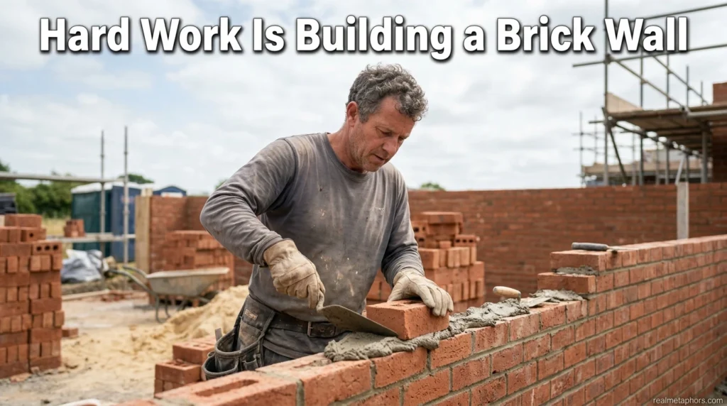 Hard Work Is Building a Brick Wall
