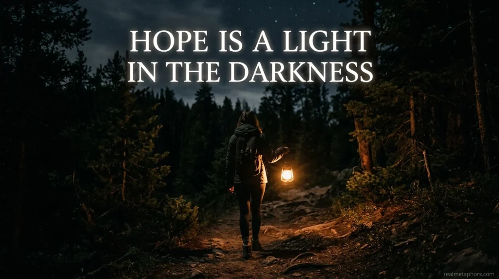 Hope Is a Light in the Darkness