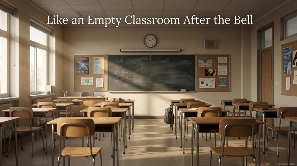 Like an Empty Classroom After the Bell