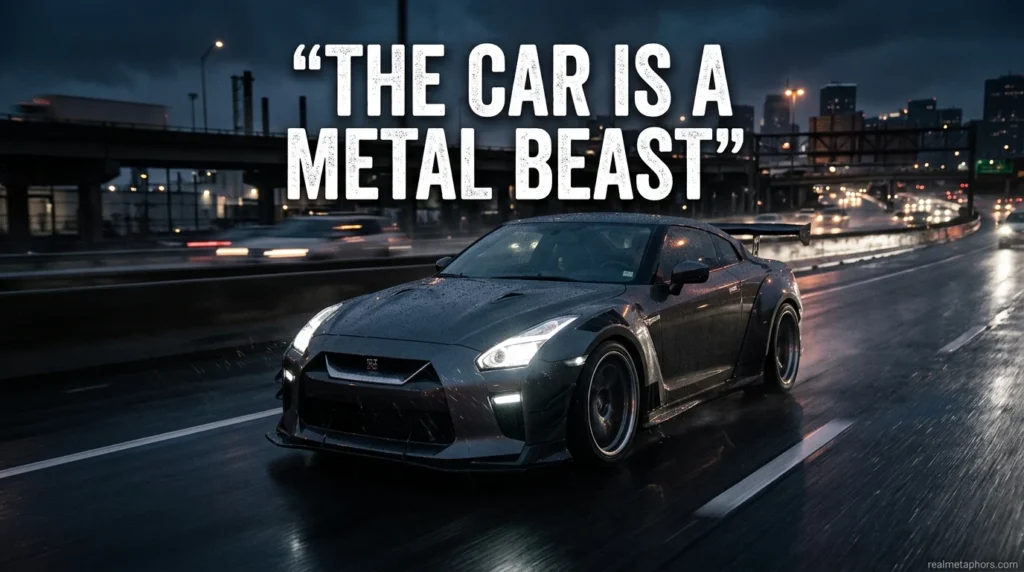 The Car Is a Metal Beast