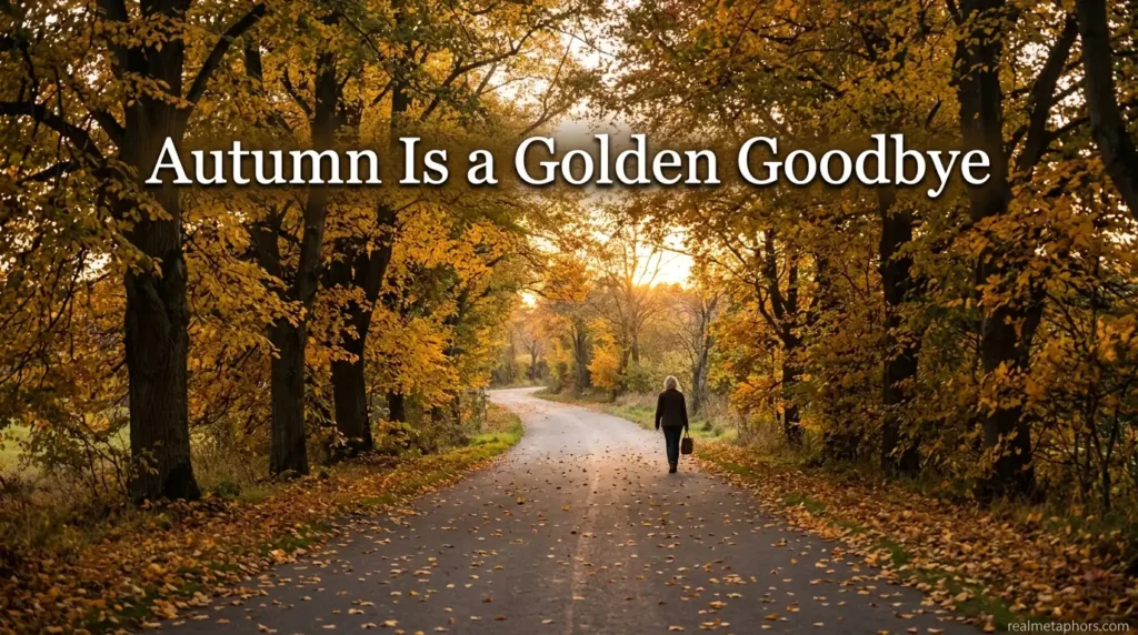 Autumn Is a Golden Goodbye