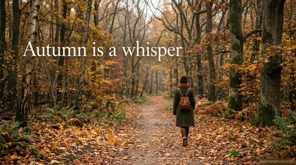 Autumn is a whisper
