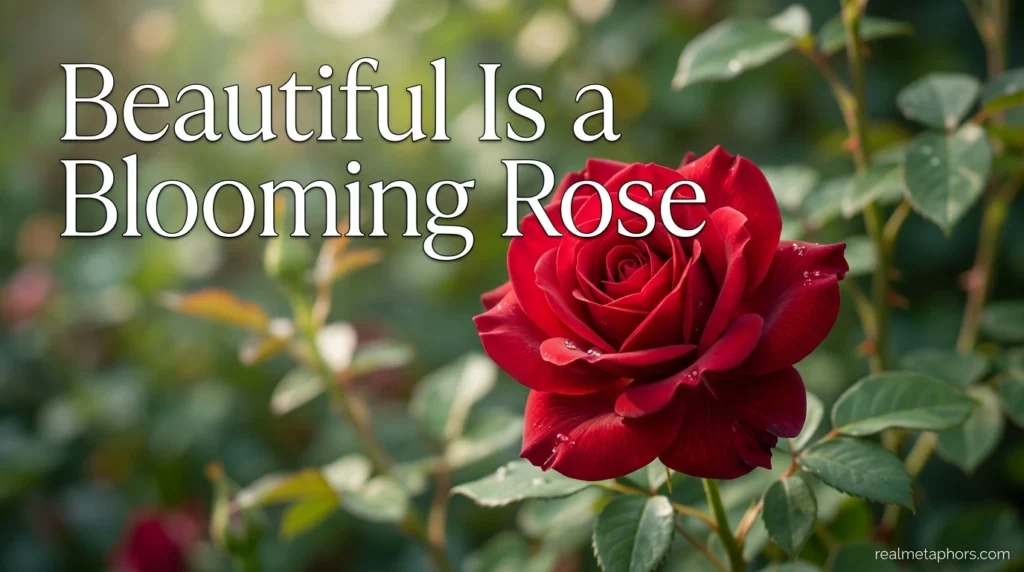 Beautiful Is a Blooming Rose