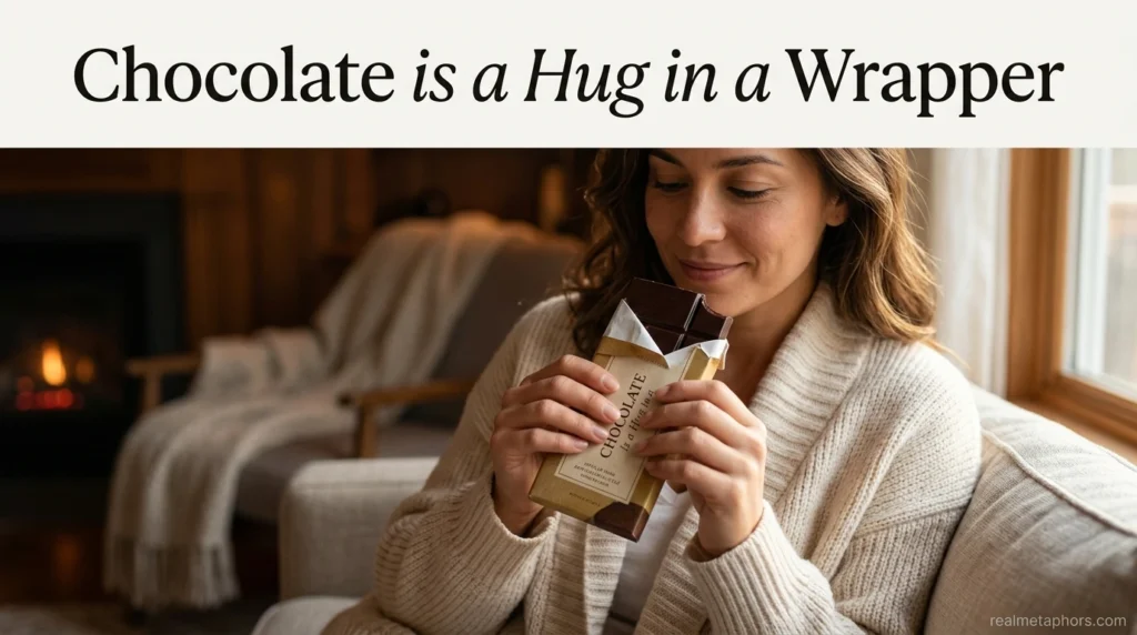 Chocolate is a Hug in a Wrapper