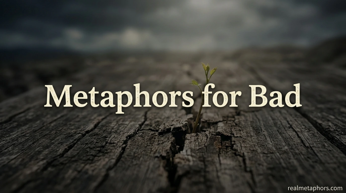 25+ Metaphors for Bad