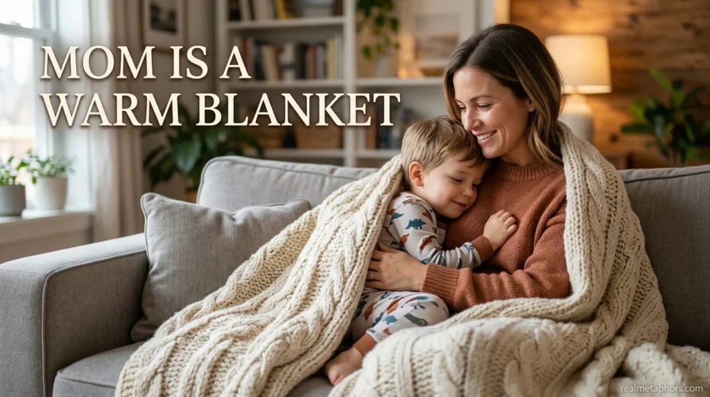 Mom Is a Warm Blanket