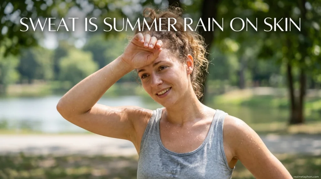 Sweat is Summer Rain on Skin